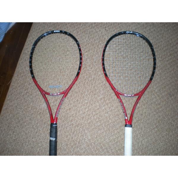red 105 exo (two rackets!!)