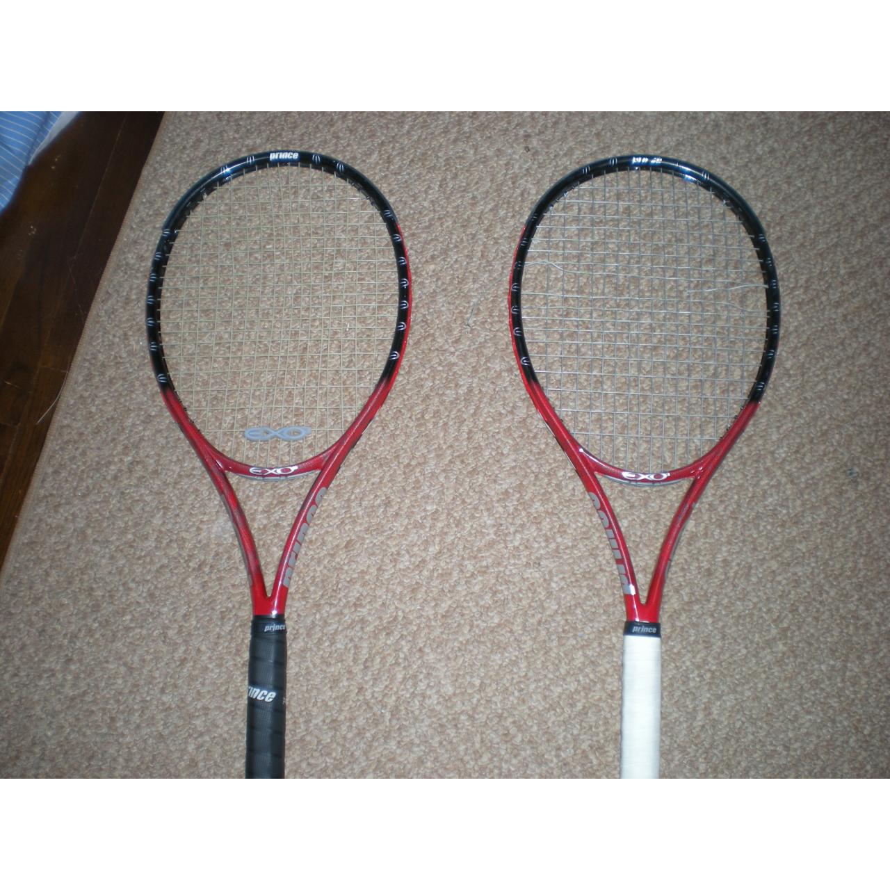 red 105 exo (two rackets!!)