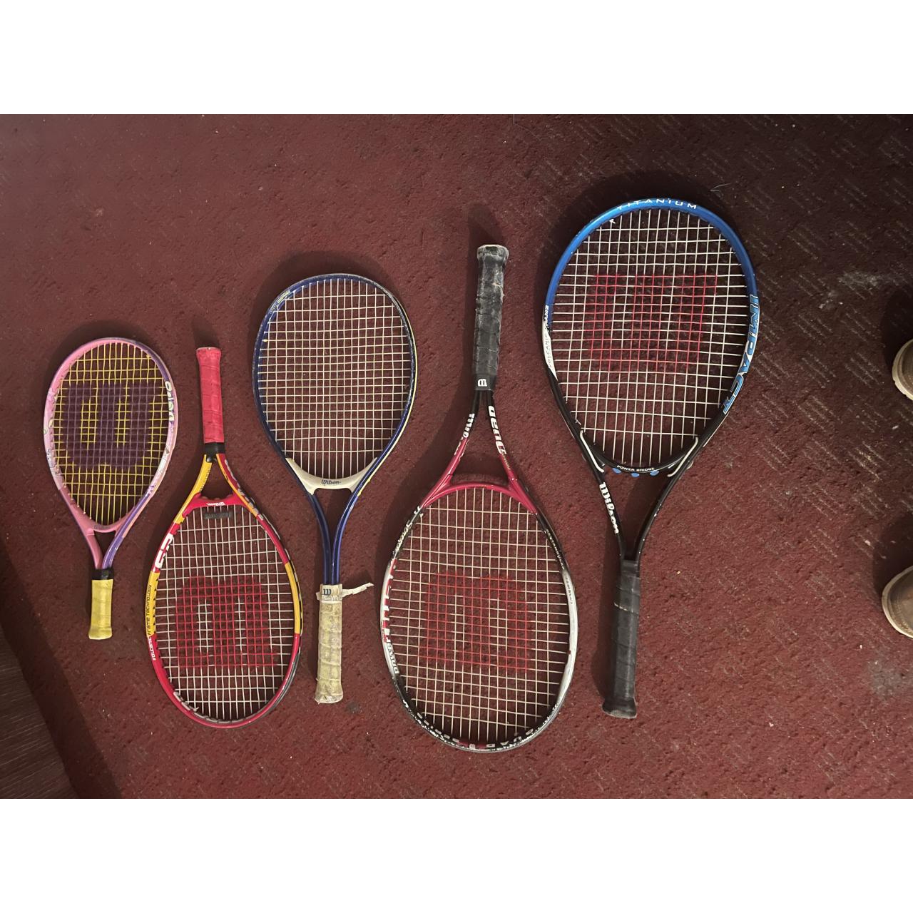 4 Lightly Used Wilson Tennis Rackets 